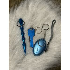 Safety keychains set of three